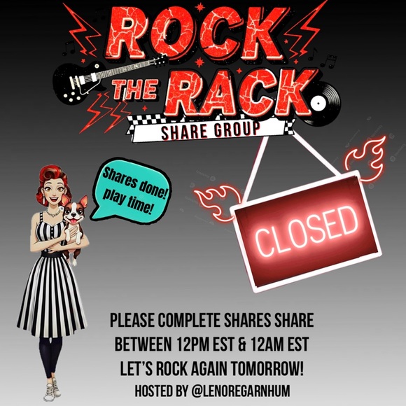 Other - CLOSED Saturday, January 17, Rock the Rack share group